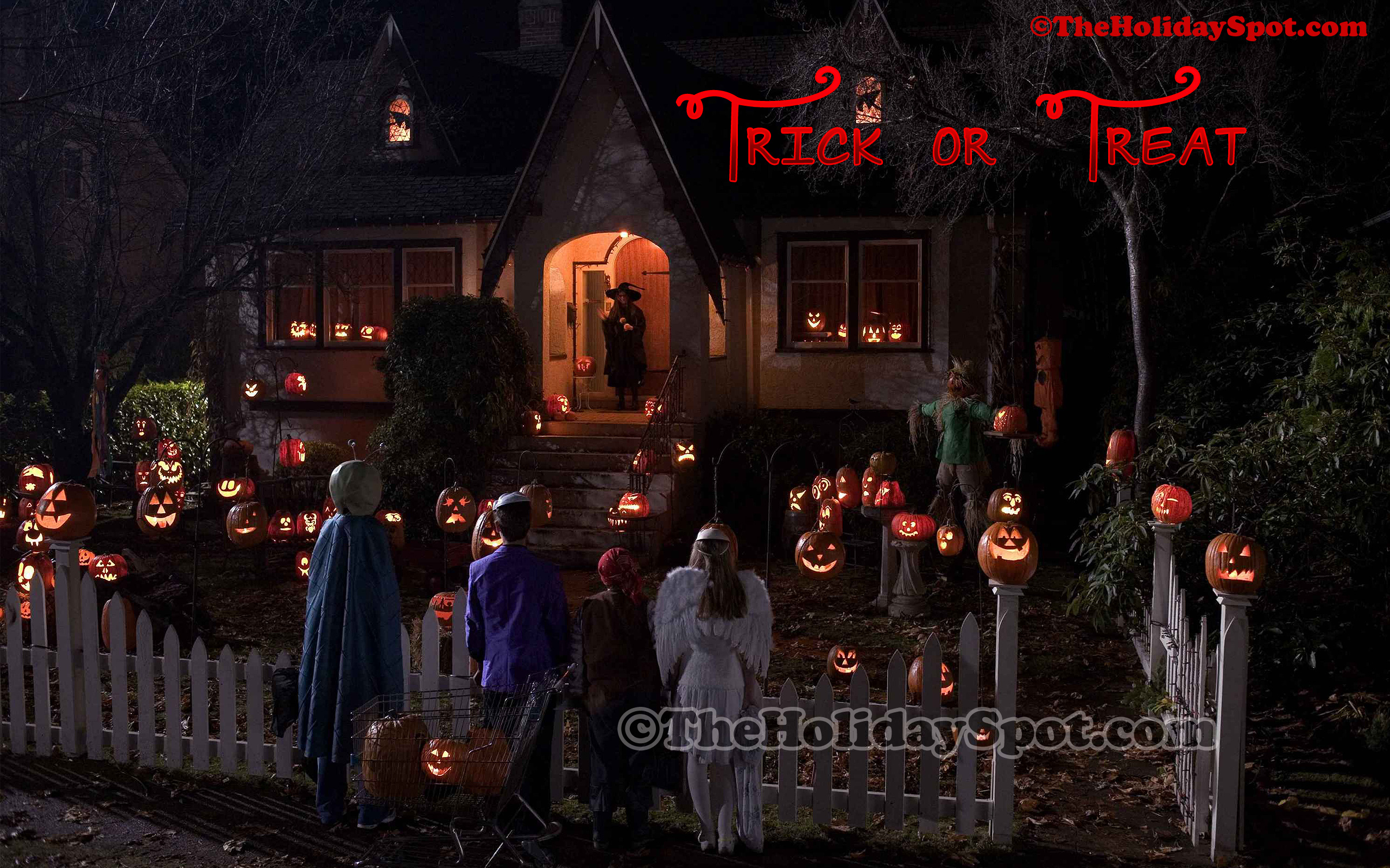 Halloween Celebration - Trick R Treat Still , HD Wallpaper & Backgrounds