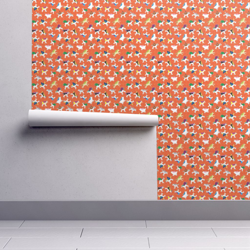Isobar Durable Wallpaper Featuring Halloween Unicorn - Spoonflower , HD Wallpaper & Backgrounds