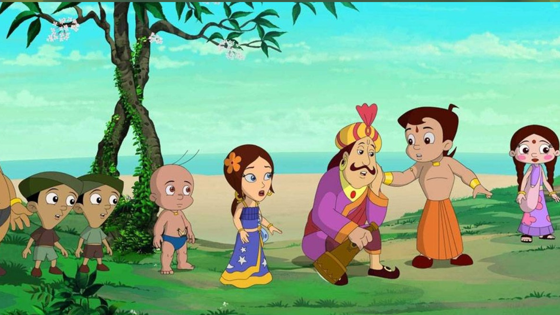 Chhota Bheem And Indumati , HD Wallpaper & Backgrounds