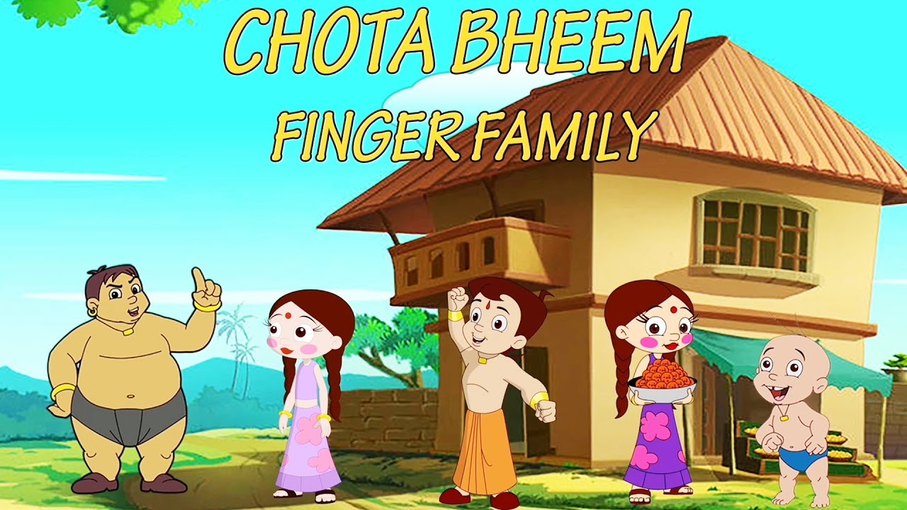 Chhota Bheem Finger Family - Chota Bheem And Family , HD Wallpaper & Backgrounds