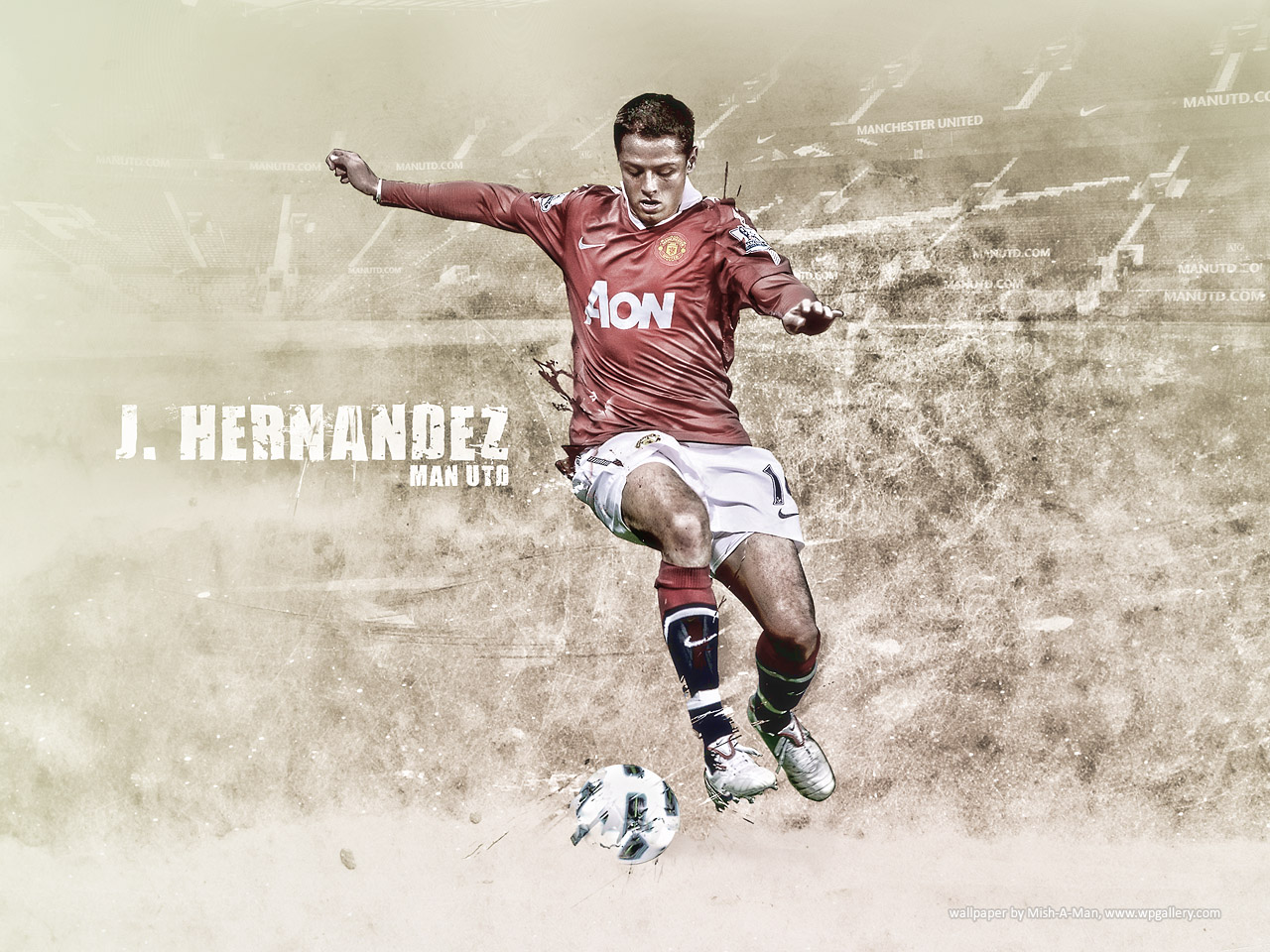 So Just Click On The Wallpaper To Download And To See - Javier Hernandez Manchester United Wallpaper Hd , HD Wallpaper & Backgrounds