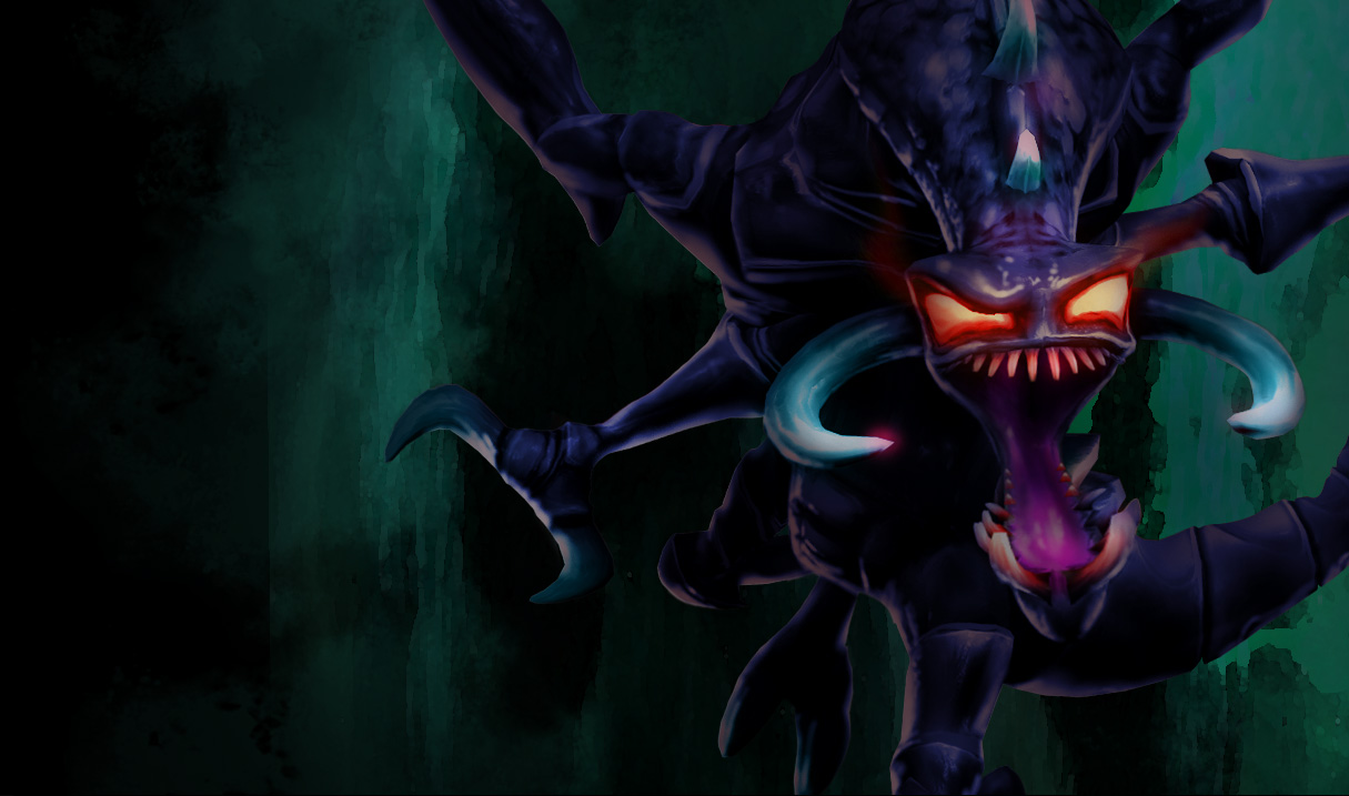 Nightmare Cho'gath Splash Art - Nightmare Cho Gath Splash Art , HD Wallpaper & Backgrounds