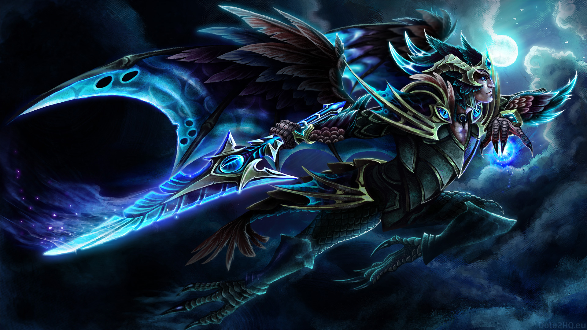 Skywrath Mage Loadscreen [fallen Nocturne] - Anti Mage Dota 2 Wallpaper Hd , HD Wallpaper & Backgrounds