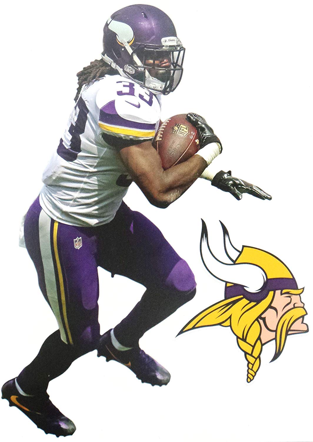 Fathead Dalvin Cook Mini Graphic Minnesota Vikings - Minnesota Vikings , HD Wallpaper & Backgrounds