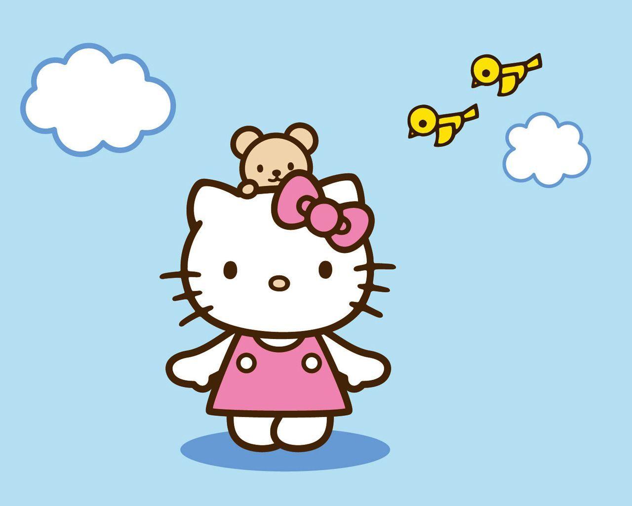 Download Free Wallpaper Hello Kitty Hello Kitty Wallpaper - Hello Kitty Cute , HD Wallpaper & Backgrounds