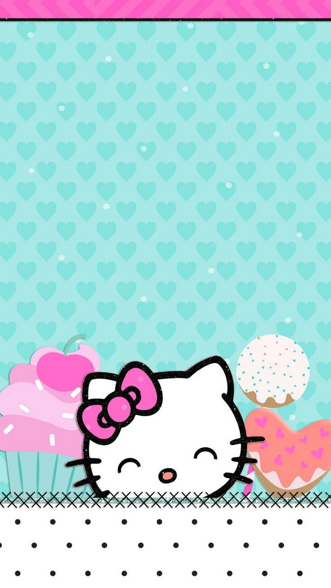 Start Download - Hello Kitty Iphone X , HD Wallpaper & Backgrounds