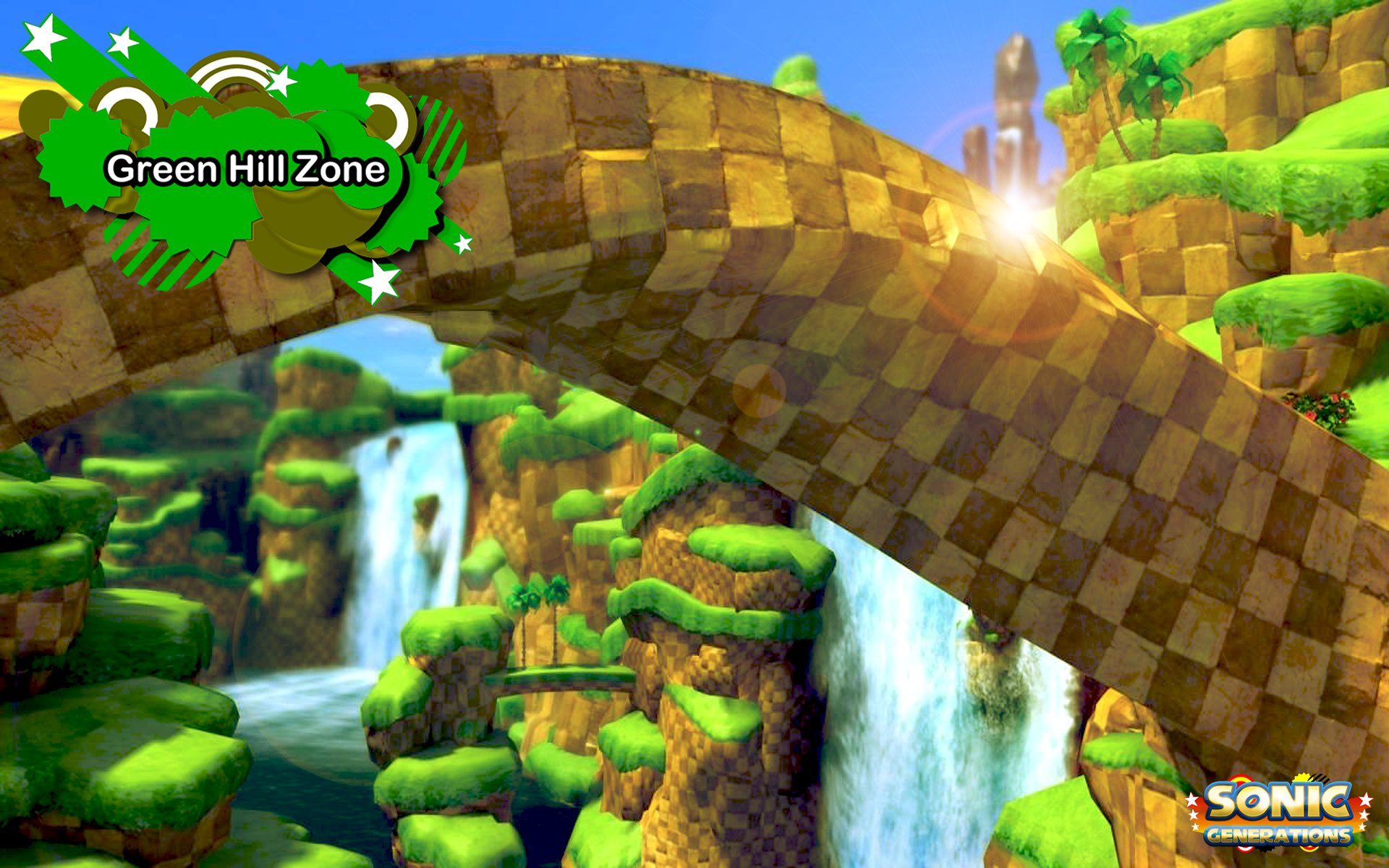 Sonic Generations Green Hill Zone Wallpaper , HD Wallpaper & Backgrounds
