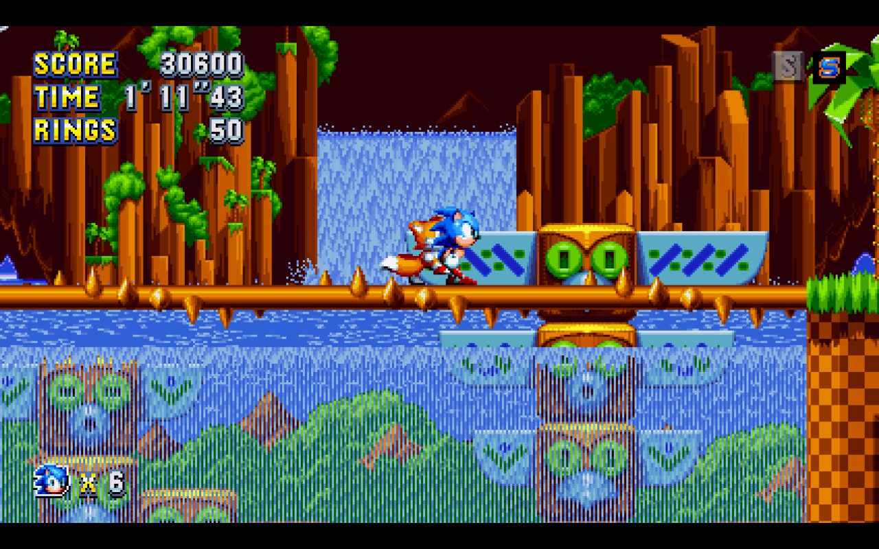 Cross The Bridge And You'll Eventually Find A Fire - Green Hill Zone Act 2 Sonic Mania , HD Wallpaper & Backgrounds