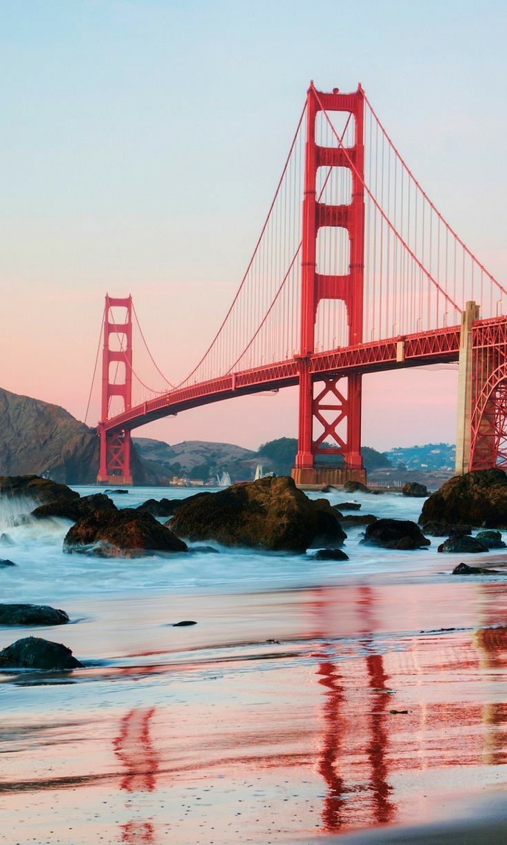 Golden Gate Bridge, San Francisco Bay, Iphone Wallpaper, - Golden Gate Bridge Phone , HD Wallpaper & Backgrounds