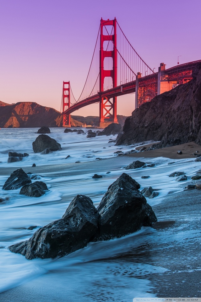 Mobile Hvga - Golden Gate Bridge , HD Wallpaper & Backgrounds