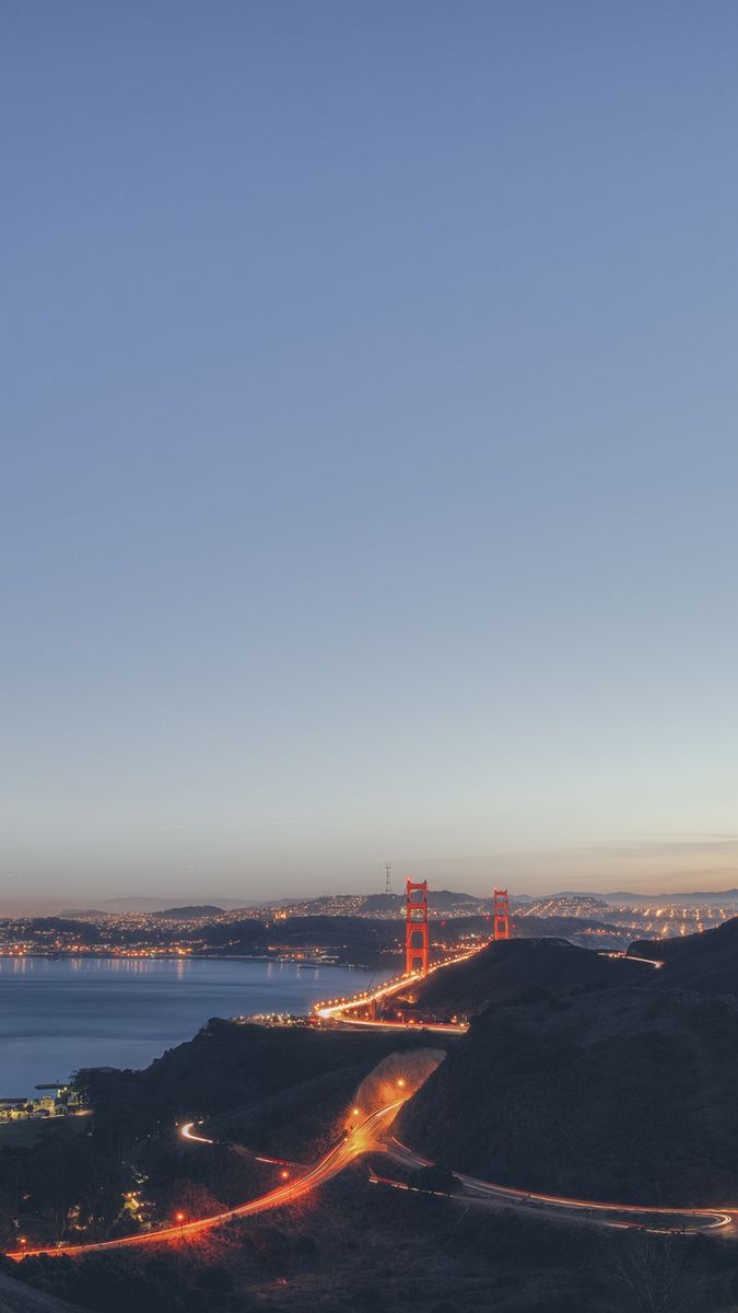 Golden Gate Bridge City Iphone Wallpaper - Metropolitan Area , HD Wallpaper & Backgrounds