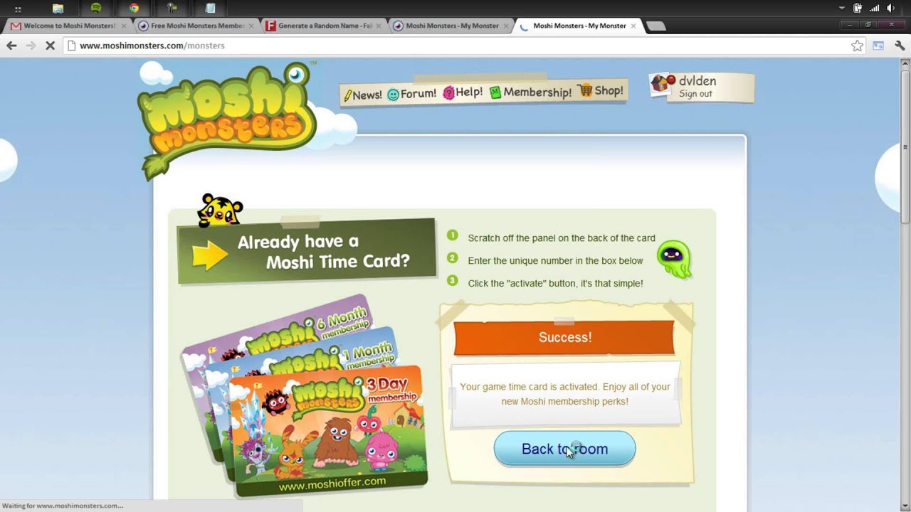 Legit Free Moshi Monsters Codes Get Your Monster - Moshi Monsters Free Membership 2019 , HD Wallpaper & Backgrounds