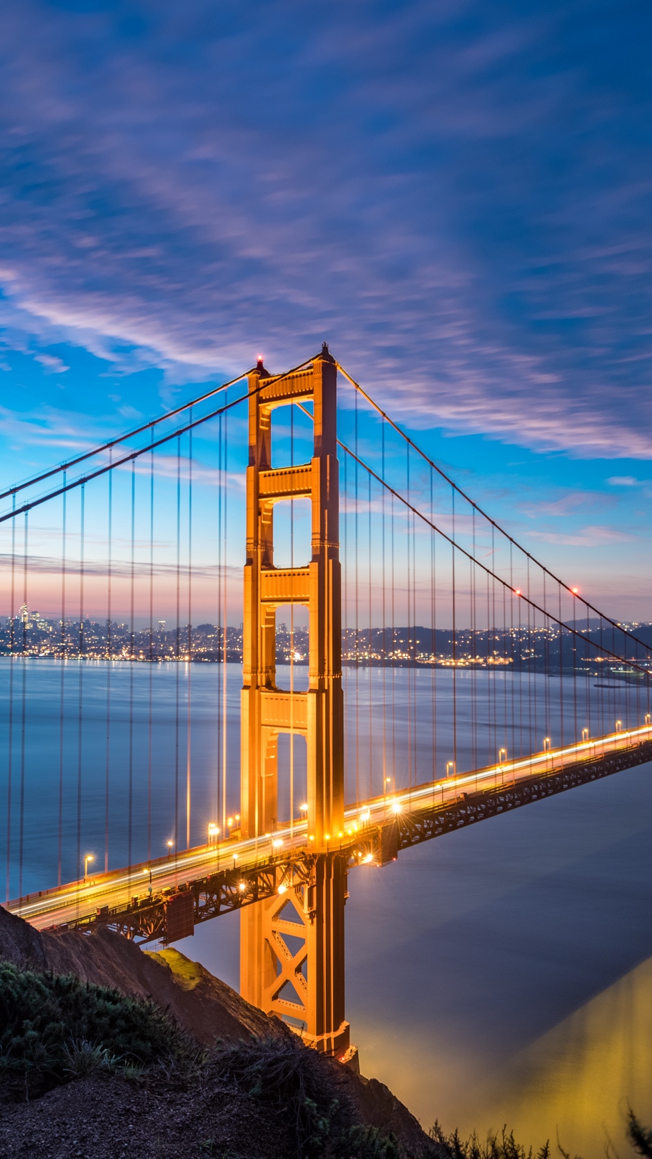 Wallpaper Bridge, Dawn, Strait, Golden Gate, San Francisco - Golden Gate Bridge , HD Wallpaper & Backgrounds