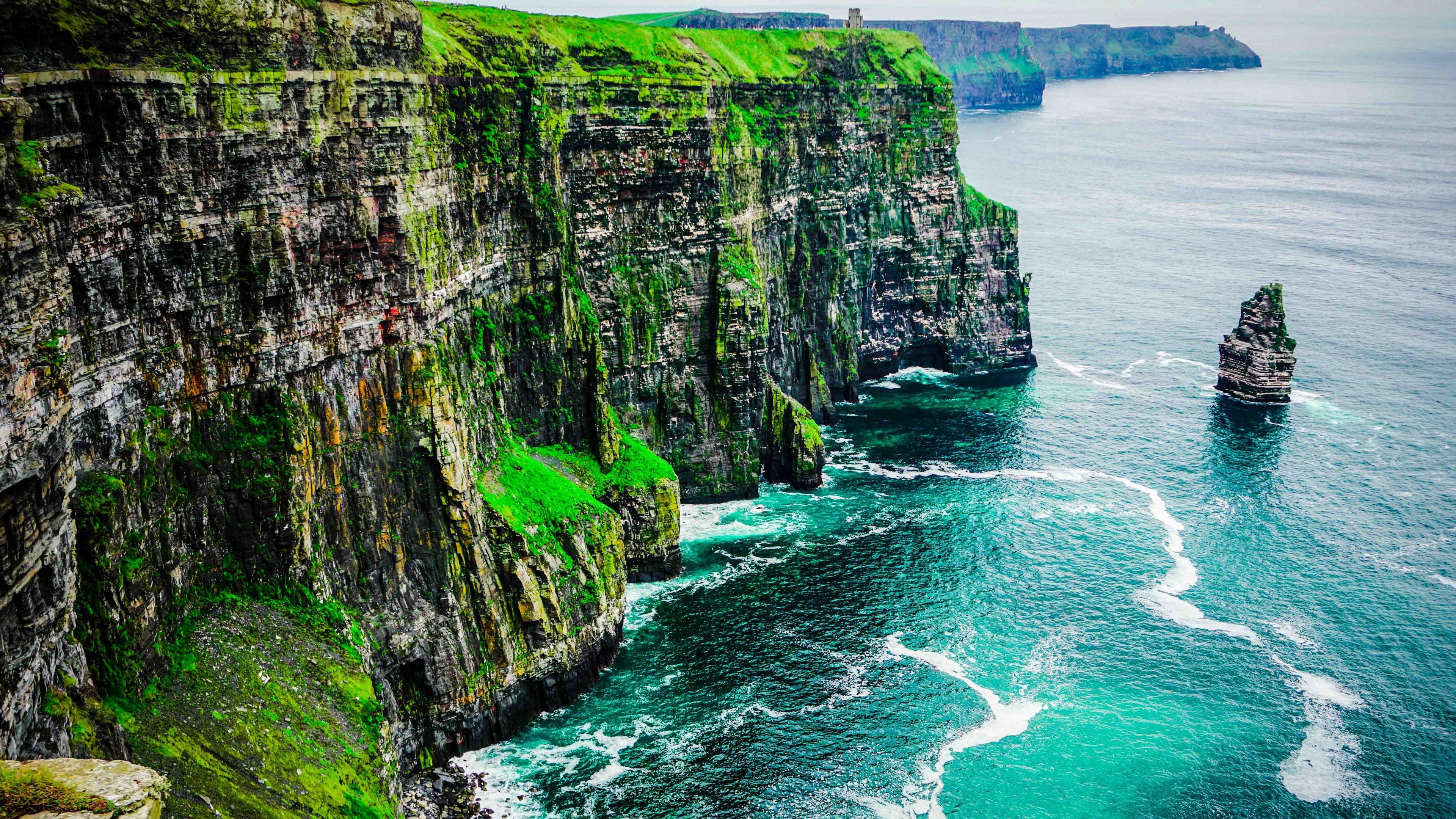 Cliffs Of Moher - Cliffs Of Moher High Resolution , HD Wallpaper & Backgrounds