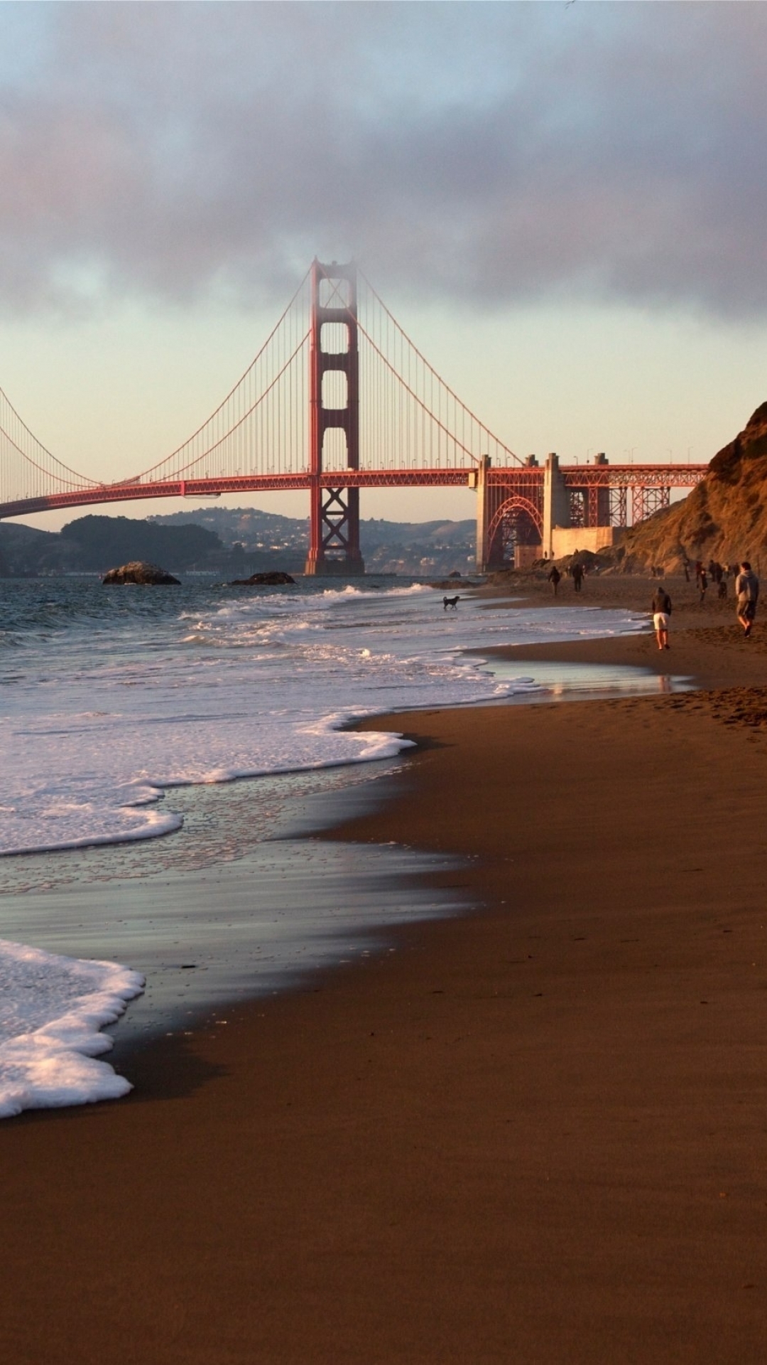Man Made / Golden Gate Mobile Wallpaper - Golden Gate Bridge , HD Wallpaper & Backgrounds