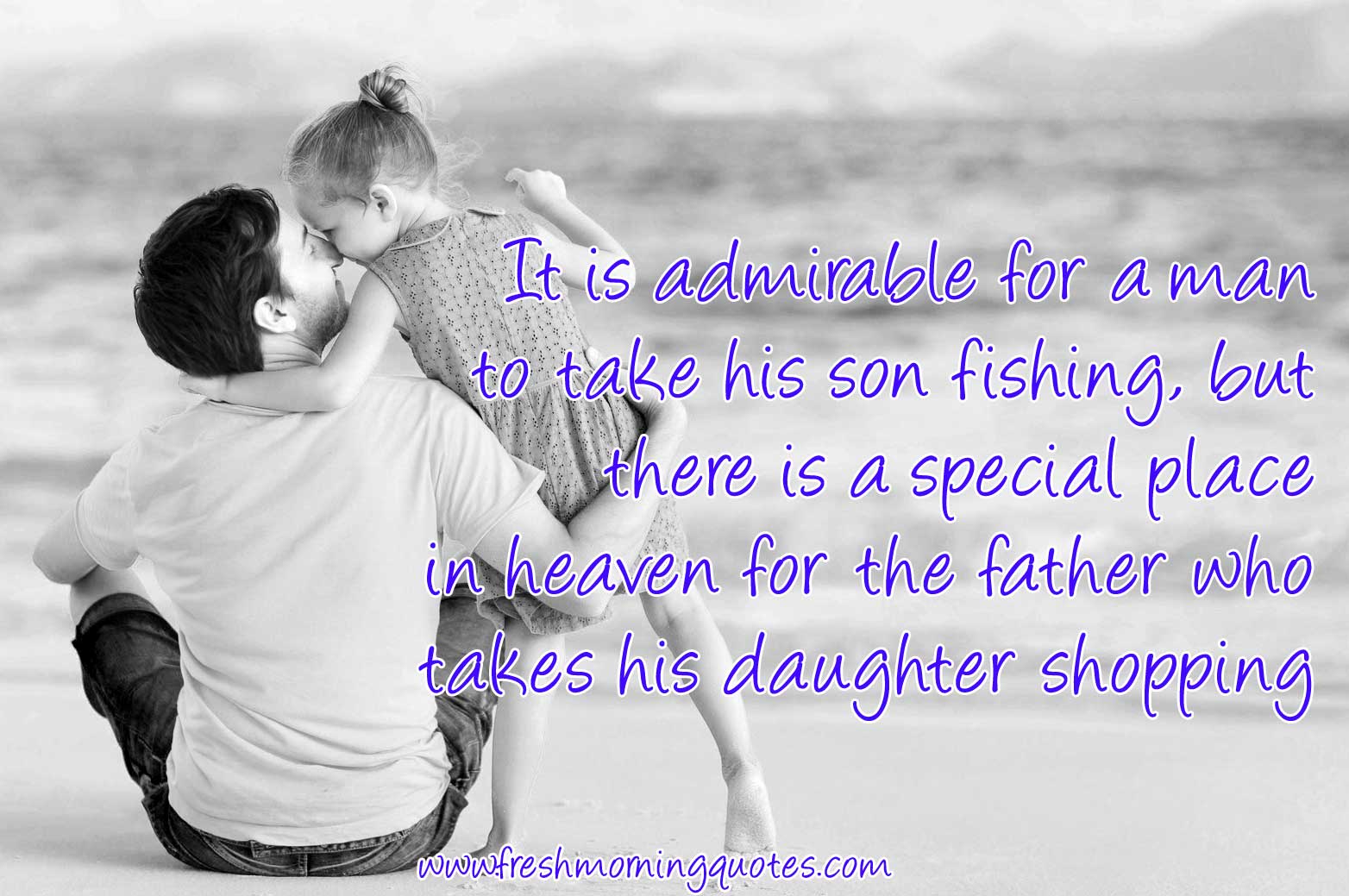 50 Sweetest Father Daughter Quotes With Images - Heart Touching Quotes For Daughter , HD Wallpaper & Backgrounds