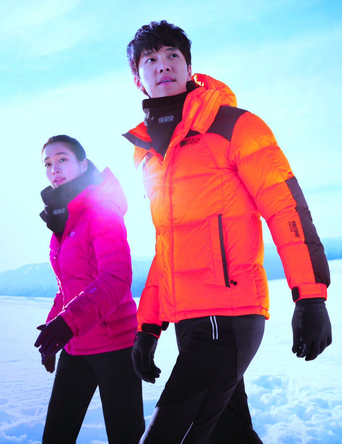 Lee Seung Gi Climb Mountain - Ice Skating , HD Wallpaper & Backgrounds
