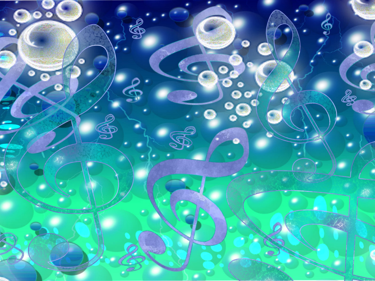 Light Blue, Liquid Bubble, Turquoise, Treble Clef, - Cool Music Notes Backgrounds , HD Wallpaper & Backgrounds