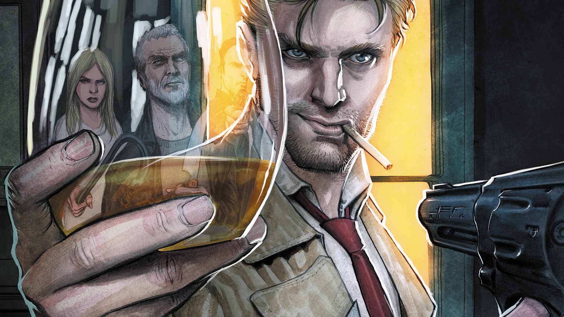 Superhero John Constantine Hellblazer Dc 1080p Hd Wallpaper - Juan Ferreyra Comic Art , HD Wallpaper & Backgrounds