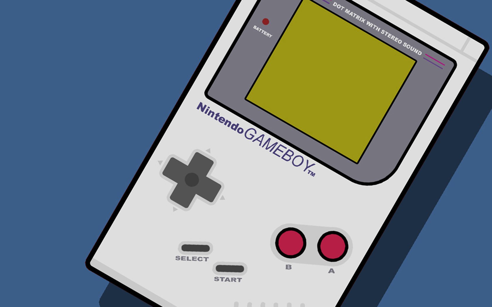 Hd Wallpaper - Nintendo Game Boy Cartoon , HD Wallpaper & Backgrounds