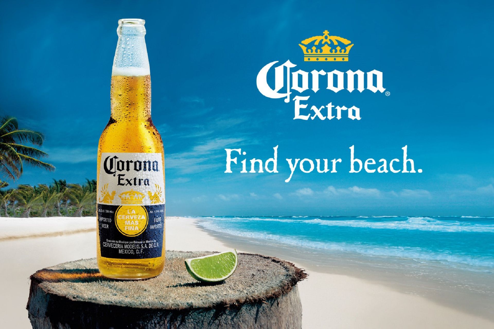 Corona Wallpapers - Corona Beer Find Your Beach , HD Wallpaper & Backgrounds
