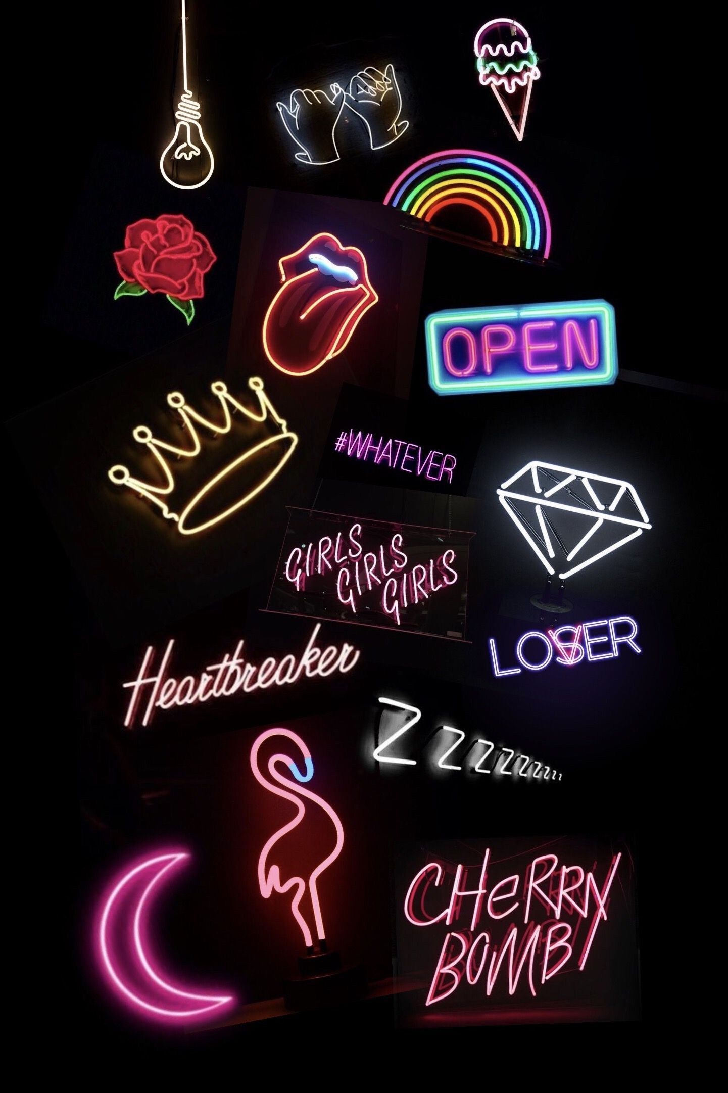 Aesthetic Wallpaper Neon Lights , HD Wallpaper & Backgrounds