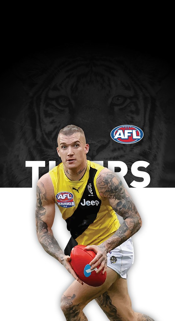 Dustin Martin Iphone X Wallpaper - Richmond Tigers Iphone X , HD Wallpaper & Backgrounds