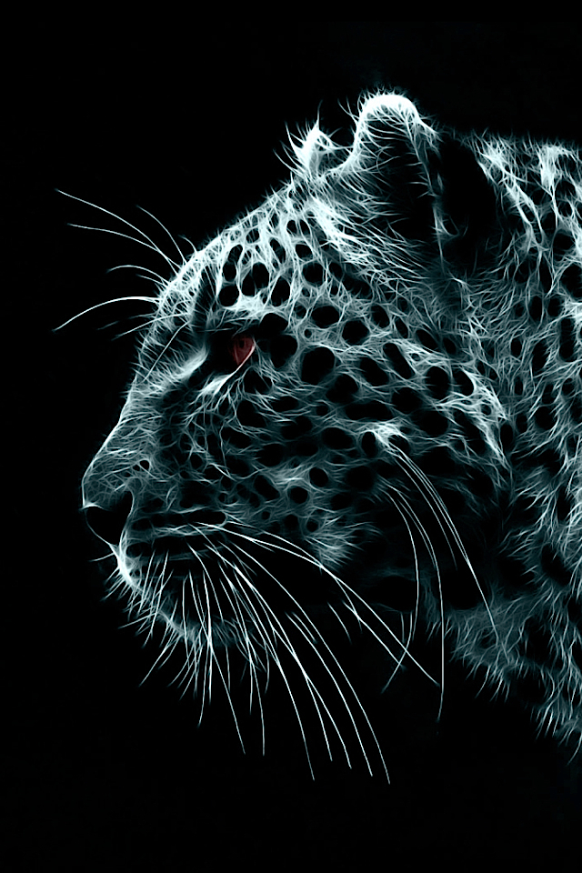 Snow Leopard Iphone Wallpaper - Hình Nền Iphone 5 3d , HD Wallpaper & Backgrounds