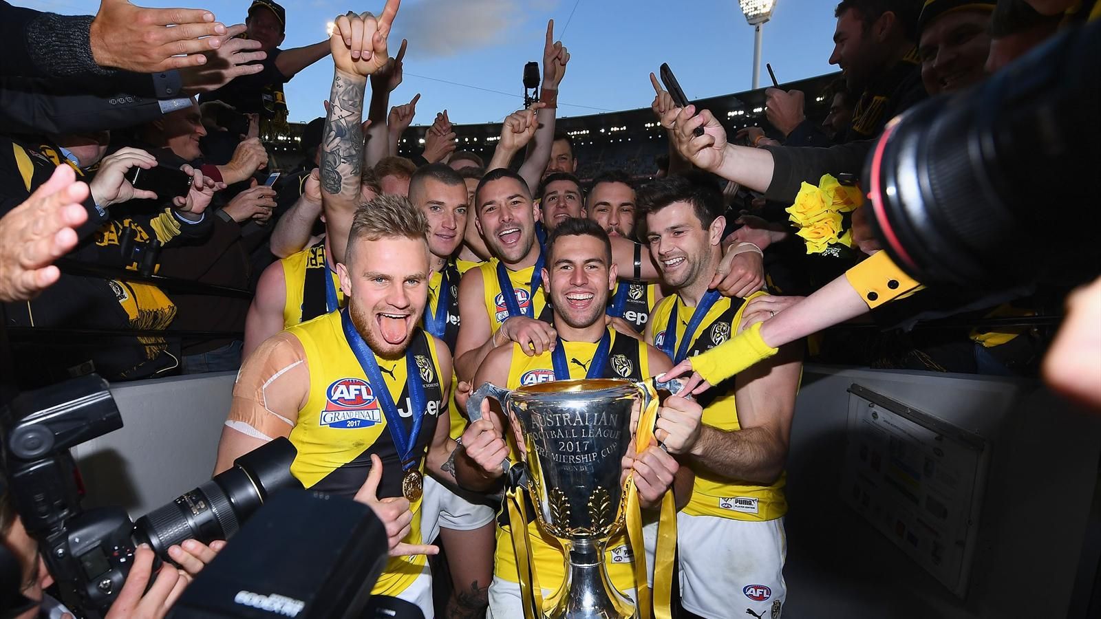 Tigers Maul Crows To End Long Afl Title Drought - Crew , HD Wallpaper & Backgrounds