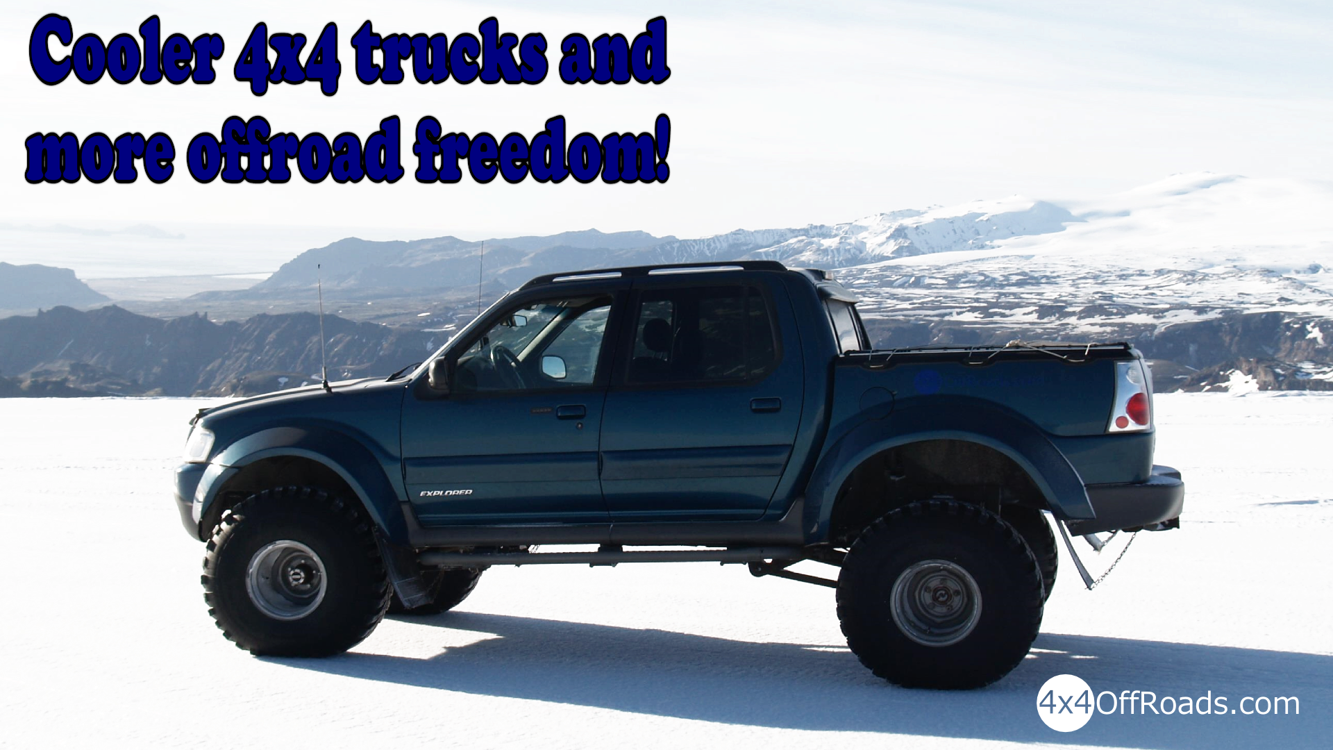 Cooler Truck - Ford Sport Trac 4x4 Lifted , HD Wallpaper & Backgrounds
