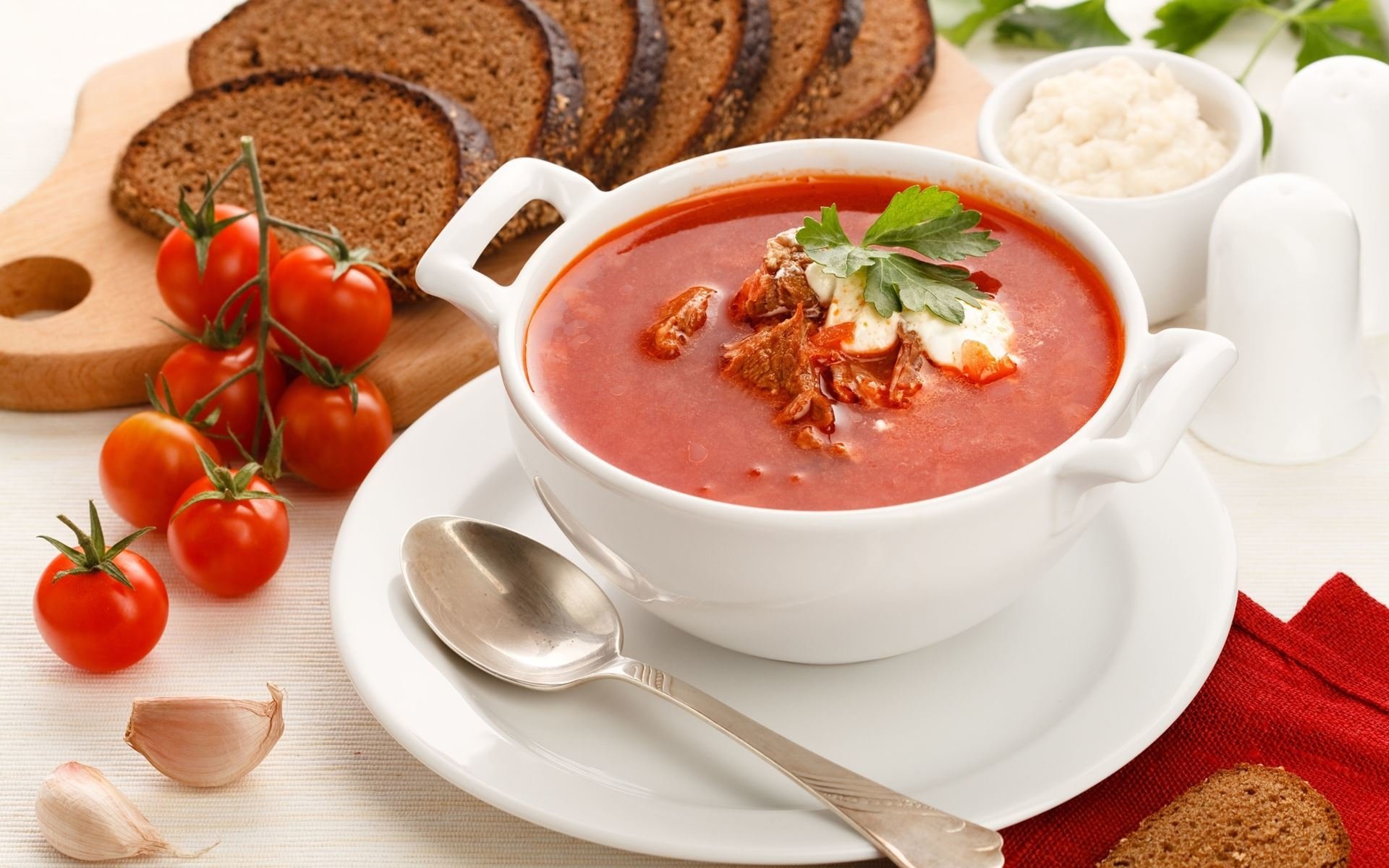 Soup Wallpaper - Tomato Soup Images Hd , HD Wallpaper & Backgrounds
