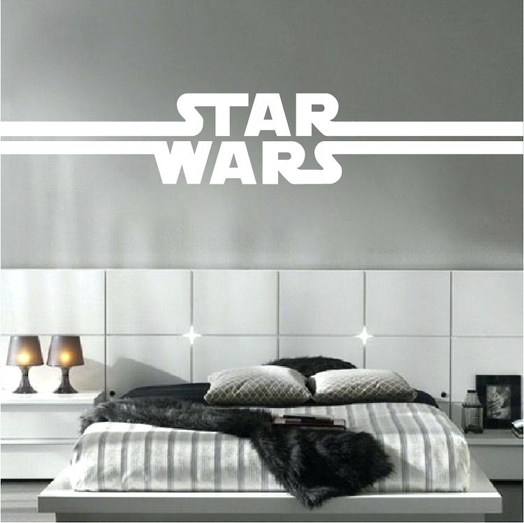 Star - Star Wars Wall Decals White , HD Wallpaper & Backgrounds