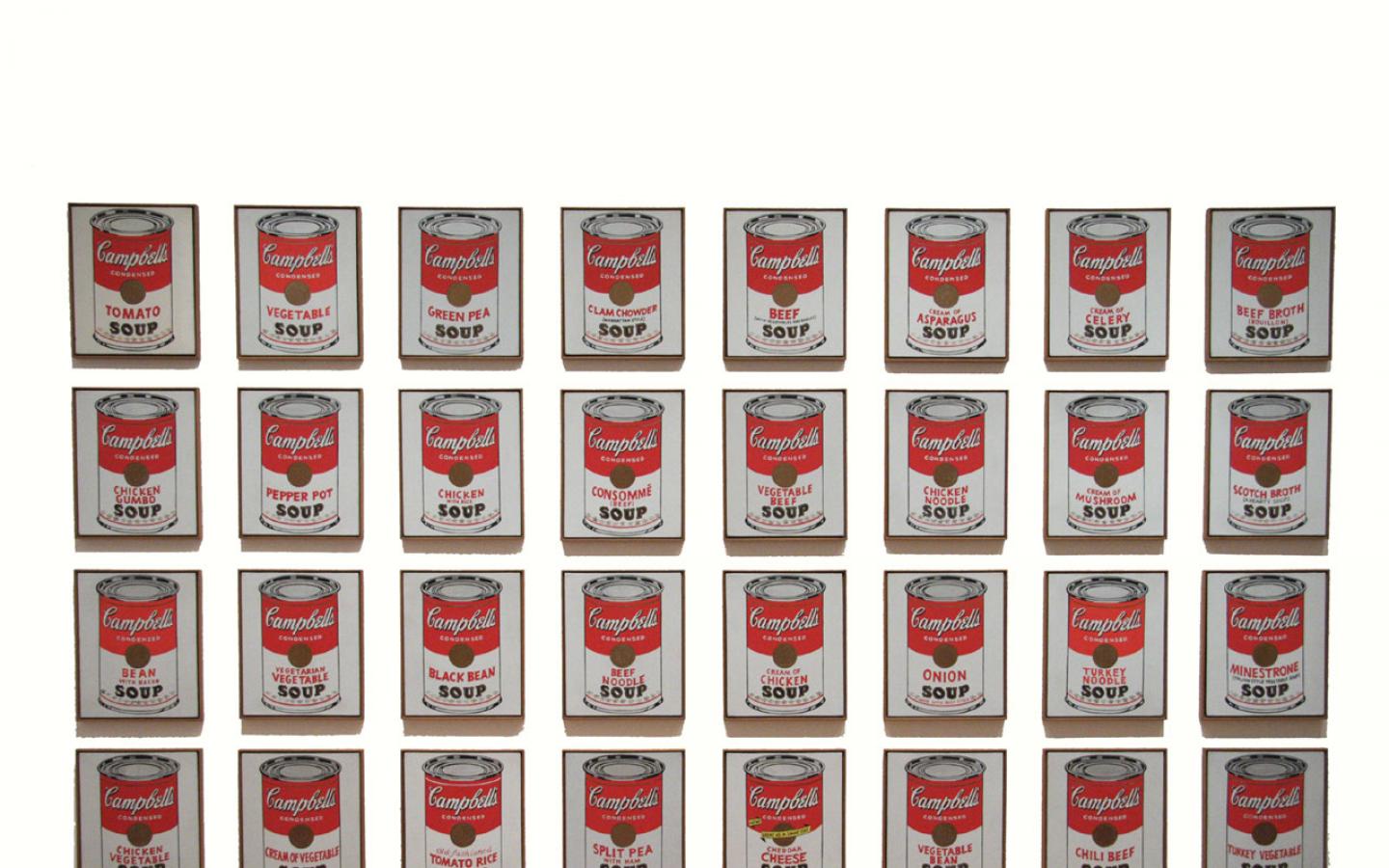 Campbell's Soup Cans - Museum Of Modern Art , HD Wallpaper & Backgrounds