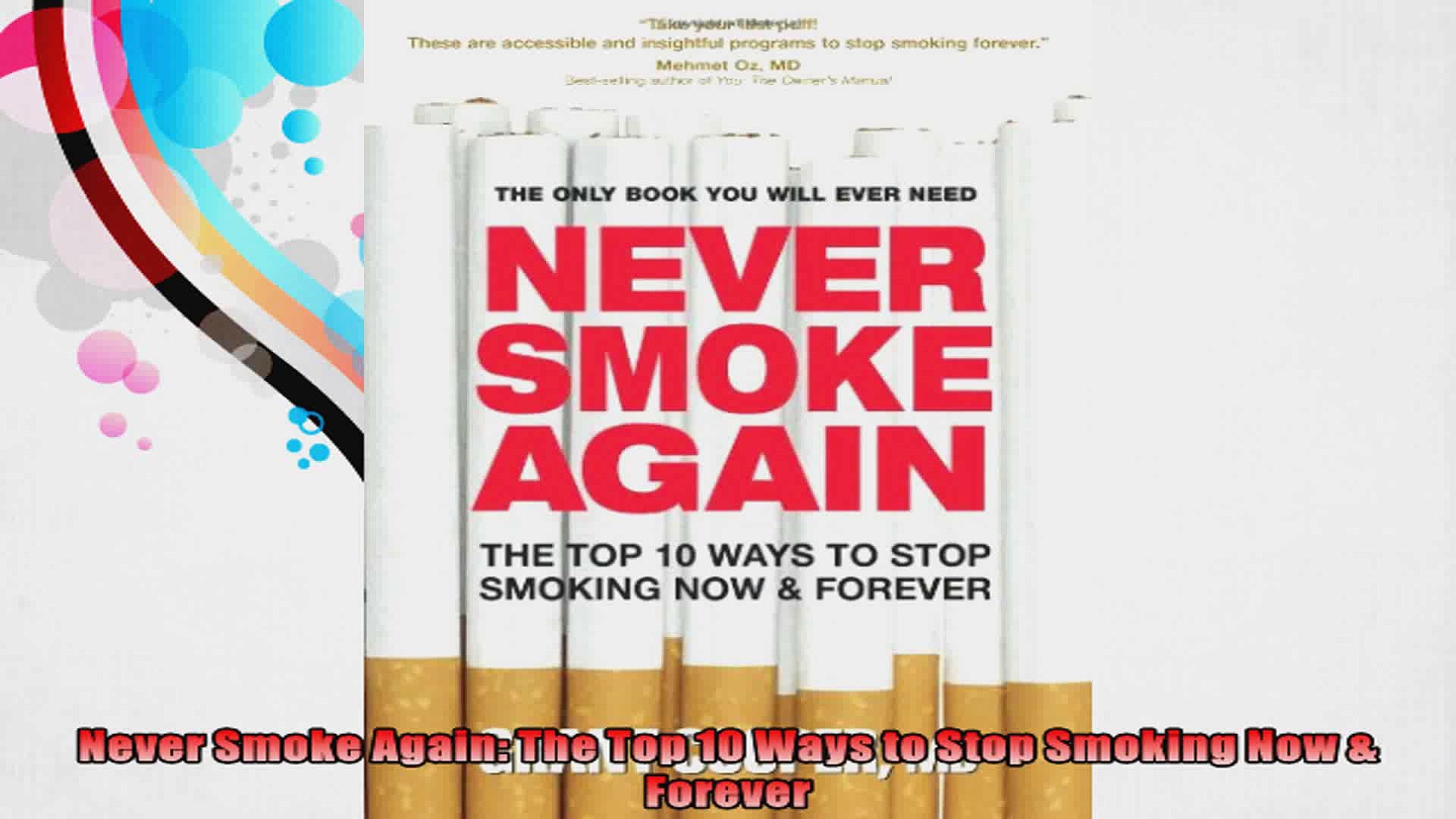 Never Smoke Again The Top 10 Ways To Stop Smoking Now - Flyer , HD Wallpaper & Backgrounds