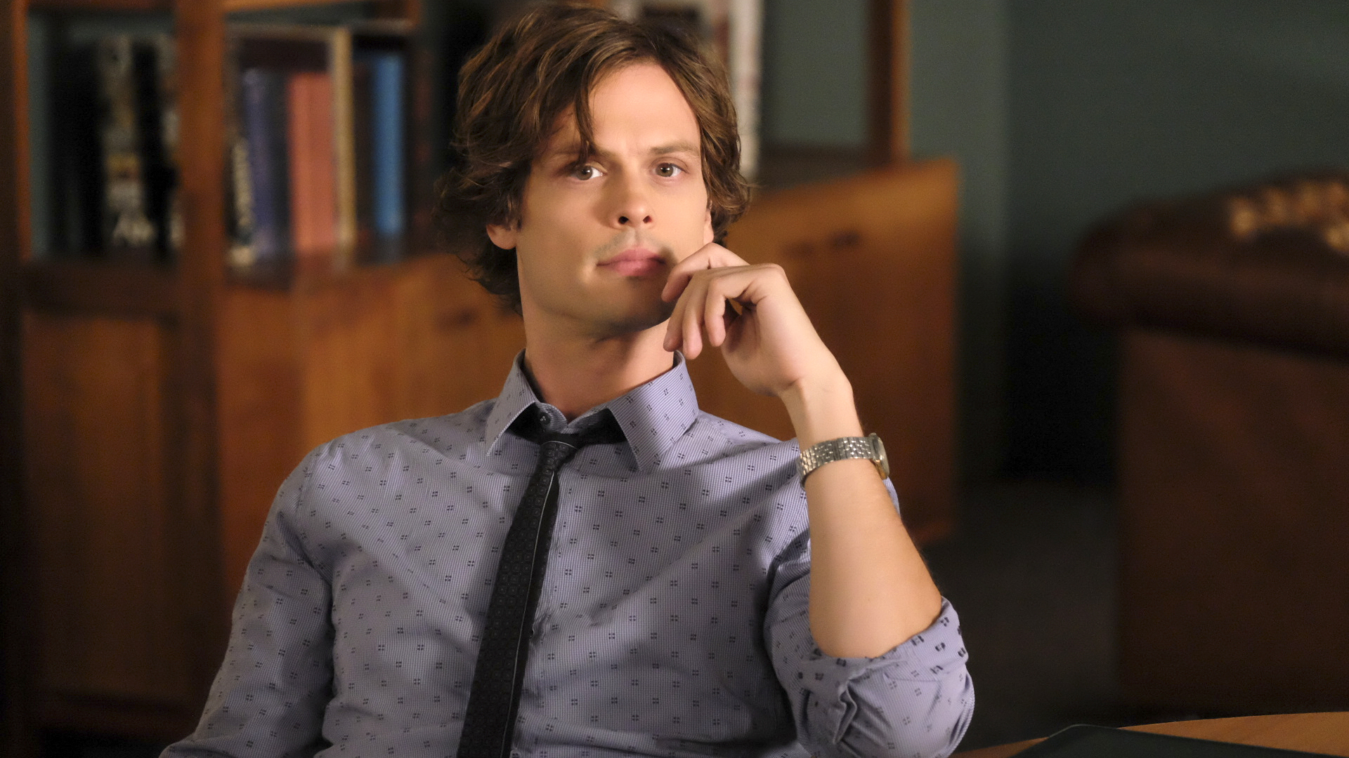 Spencer Reid In Criminal Minds - Reid Criminal Minds Season 12 , HD Wallpaper & Backgrounds