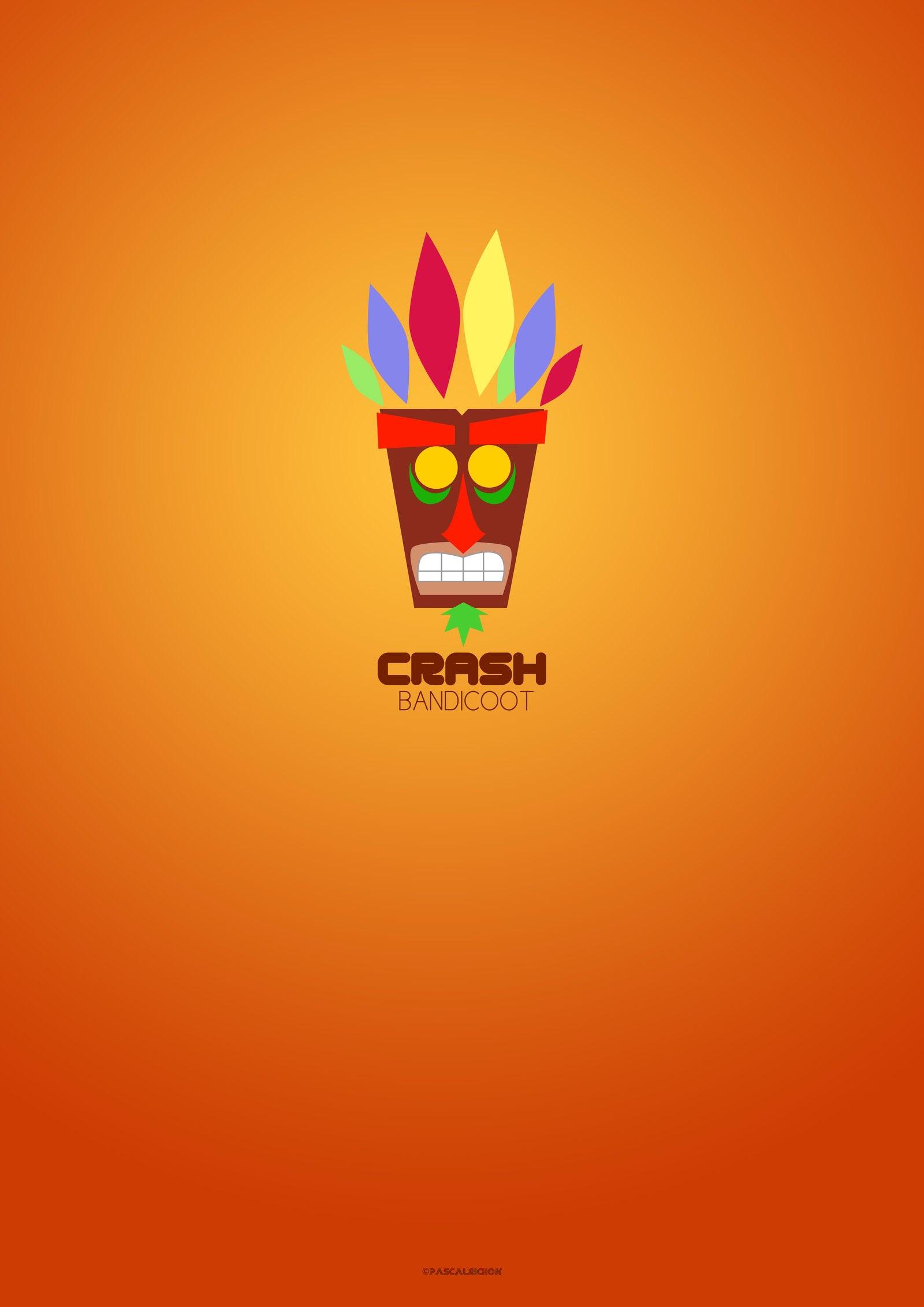 Crash Bandicoot Phone Wallpaperfan - Illustration , HD Wallpaper & Backgrounds