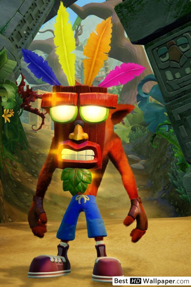 Apple Iphone Retina 4, 4s, - Crash Bandicoot Hd , HD Wallpaper & Backgrounds