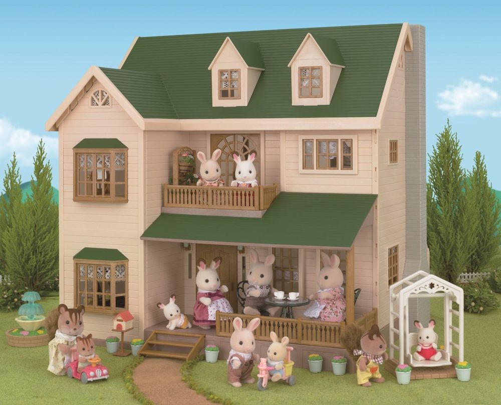 Best Ideas Calico Critters Cozy Cottage - Sylvanian Families Calico Critters House , HD Wallpaper & Backgrounds