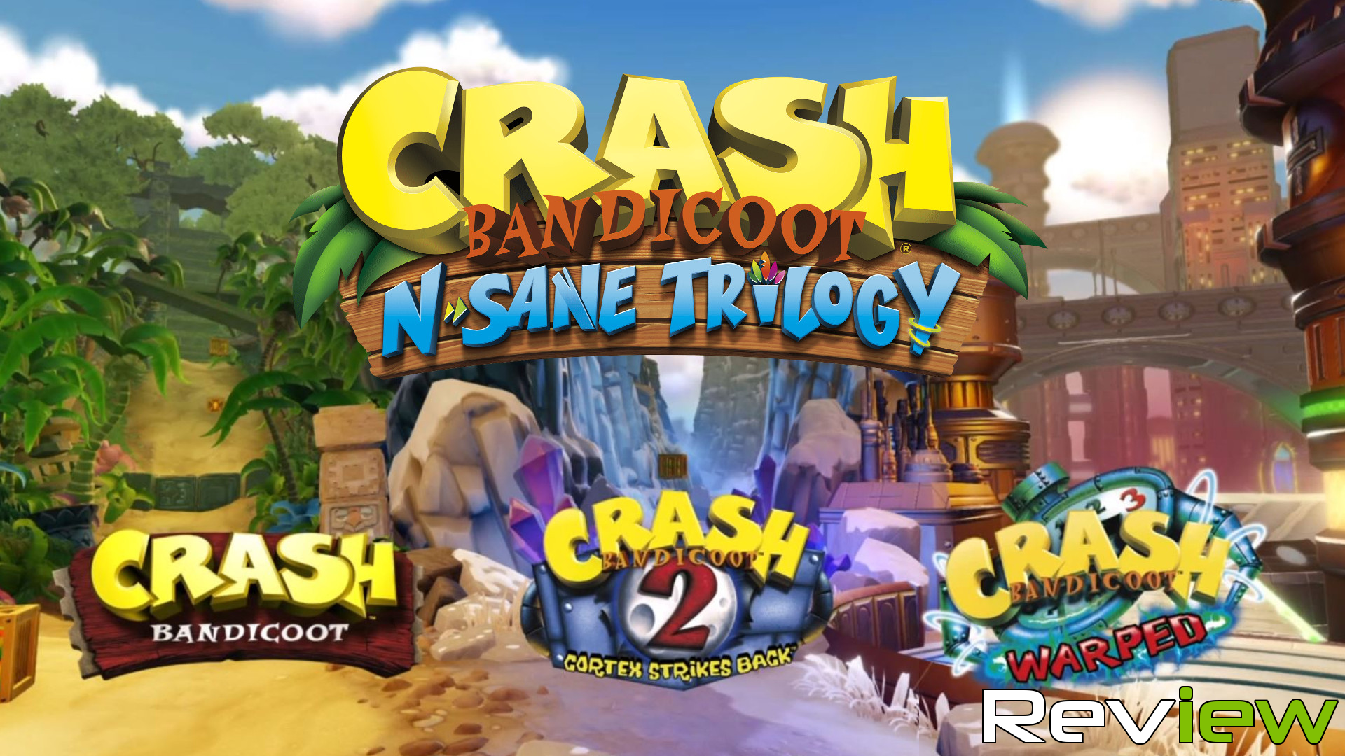 Crash Bandicoot N - Crash Bandicoot N Sane Trilogy 2 Player , HD Wallpaper & Backgrounds