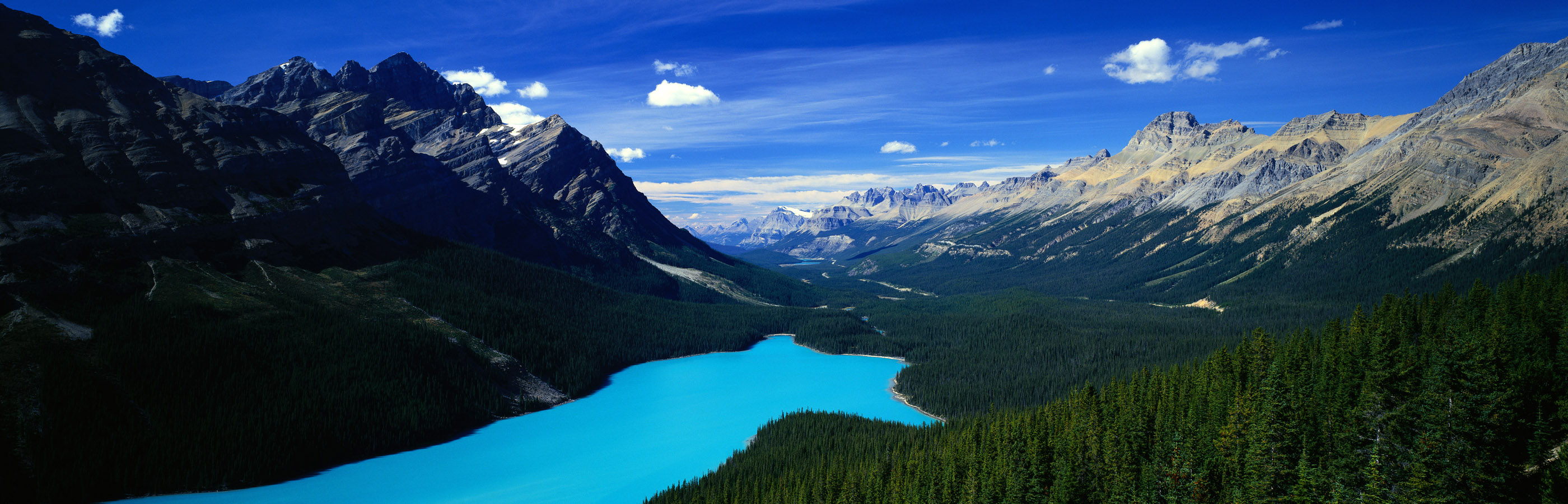 High Resolution Panoramic Landscape Wallpapers - Peyto Lake , HD Wallpaper & Backgrounds