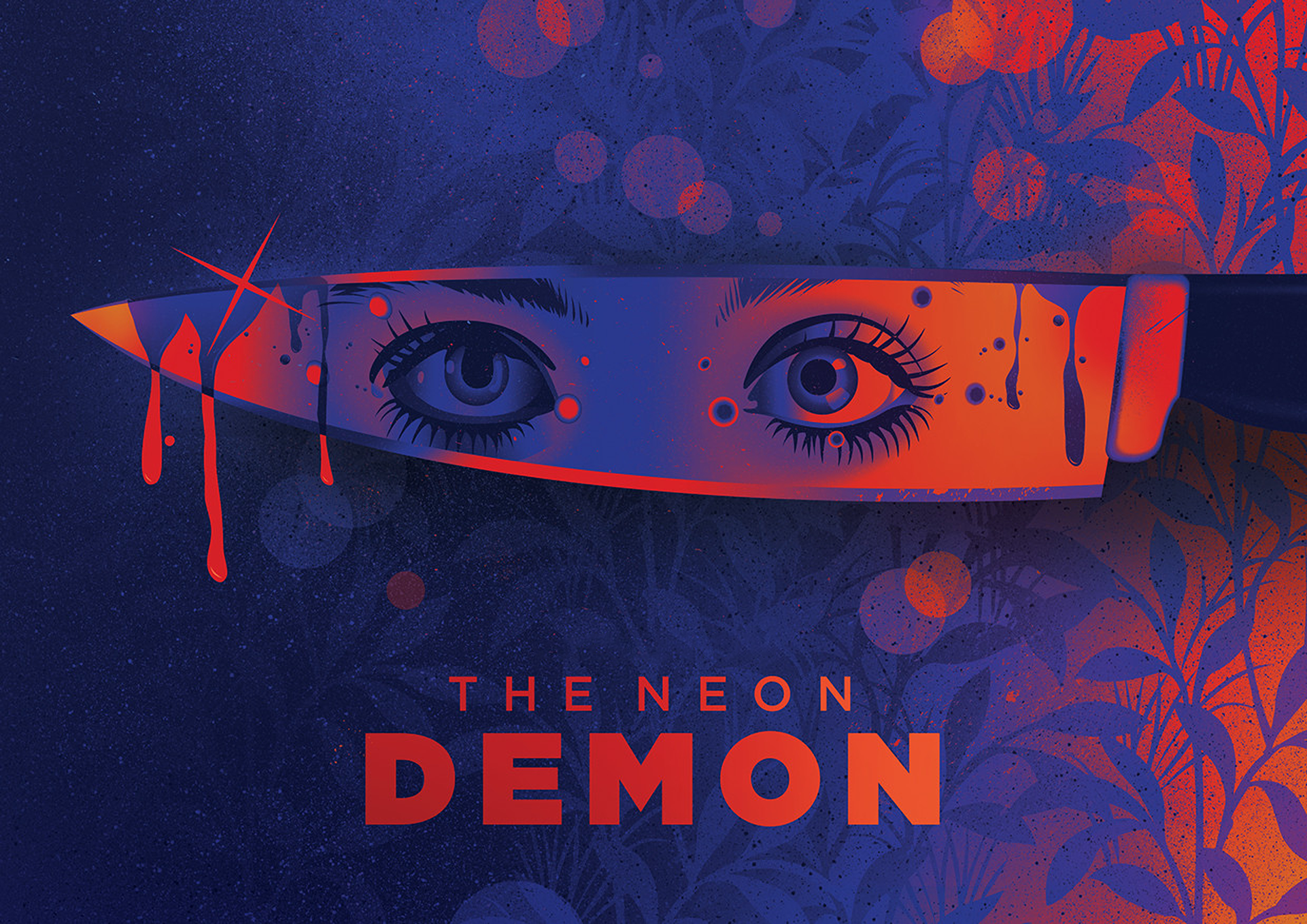 #elle Fanning, #the Neon Demon, #movies, #knife Wallpaper - Neon Demon Mondo Poster , HD Wallpaper & Backgrounds