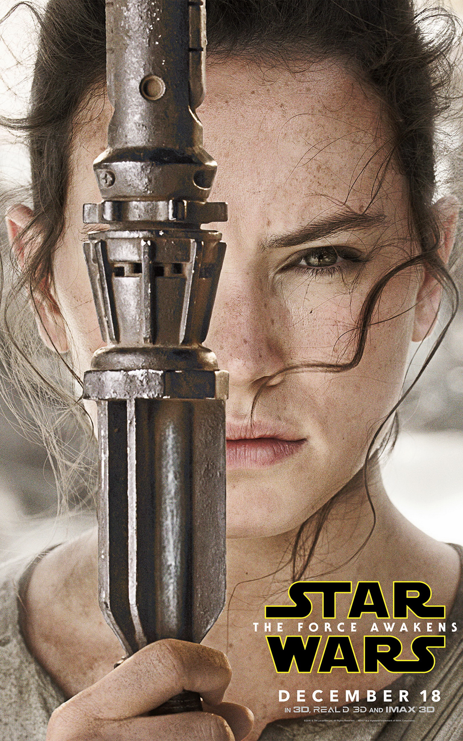 Top On A - Star Wars 7 Rey Poster , HD Wallpaper & Backgrounds