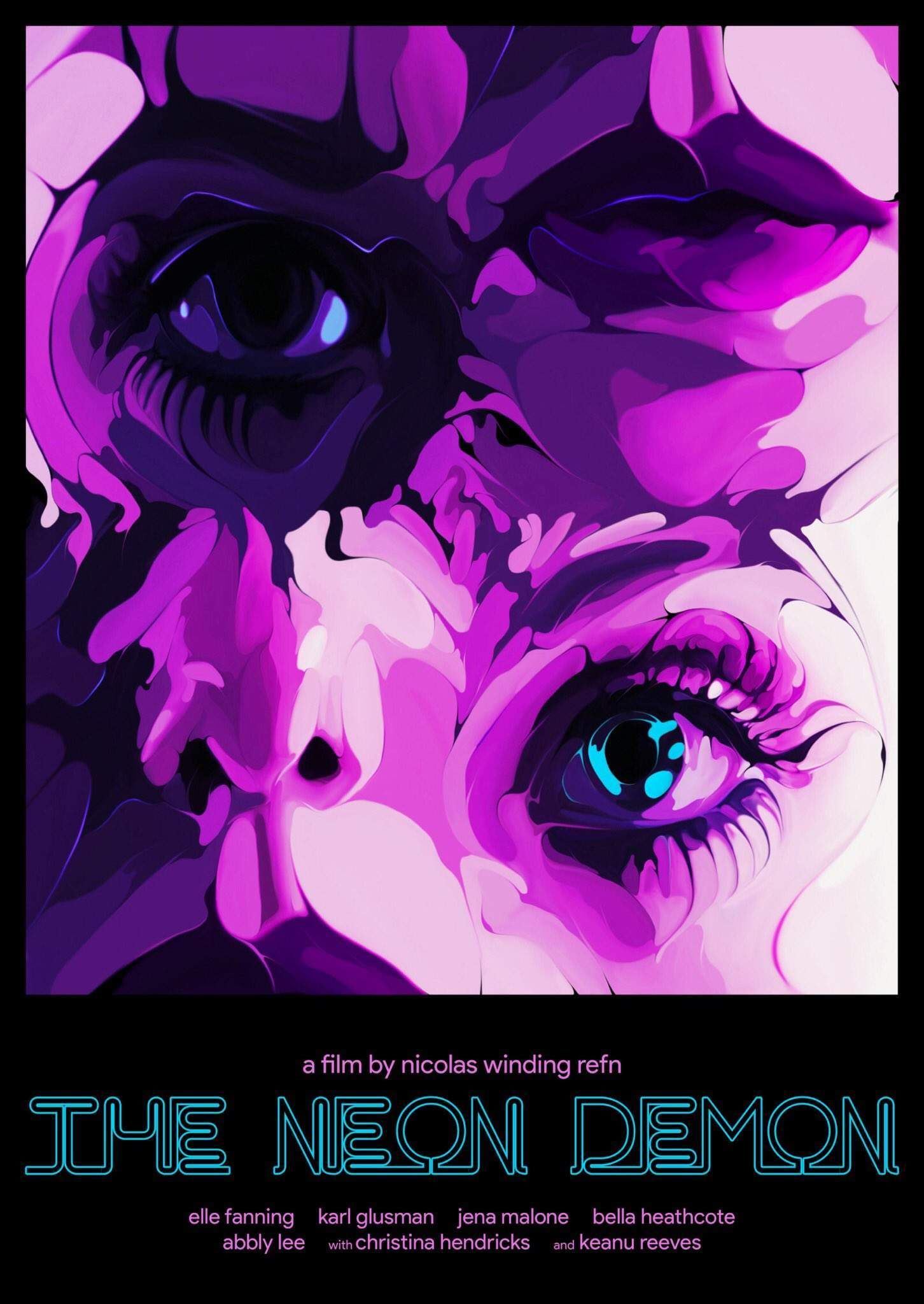 The Neon Demon [es][fr] Click Pour Critique - Neon Demon Alternative Poster , HD Wallpaper & Backgrounds