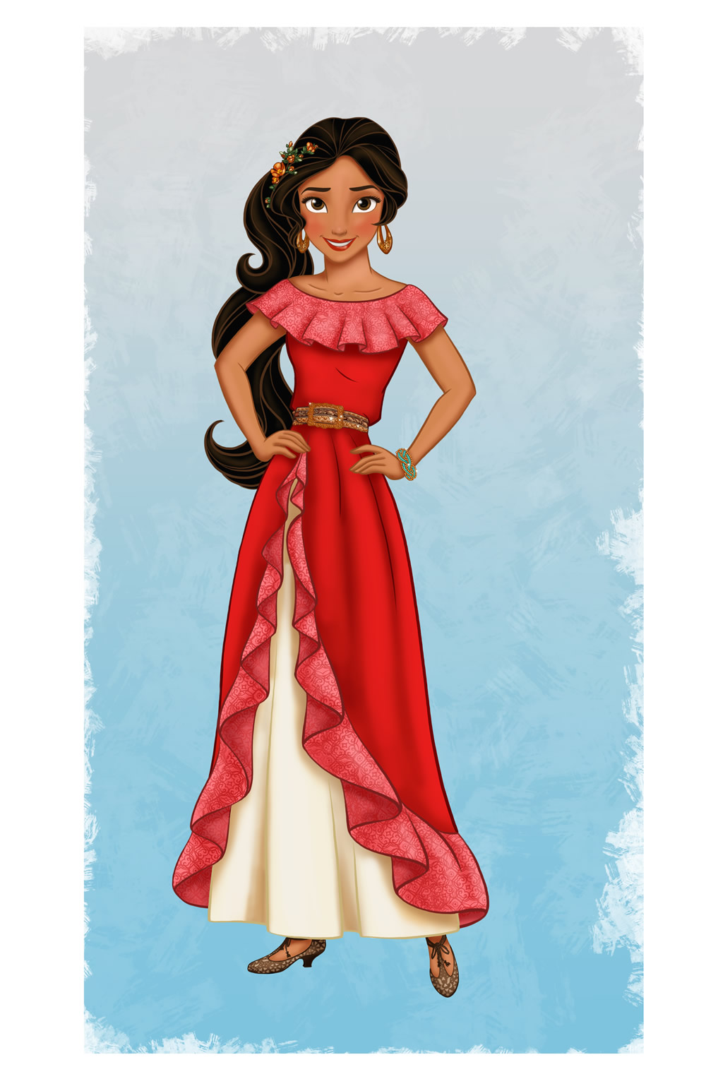 Princess Elena Of Avalor - Hispanic Disney Princess , HD Wallpaper & Backgrounds