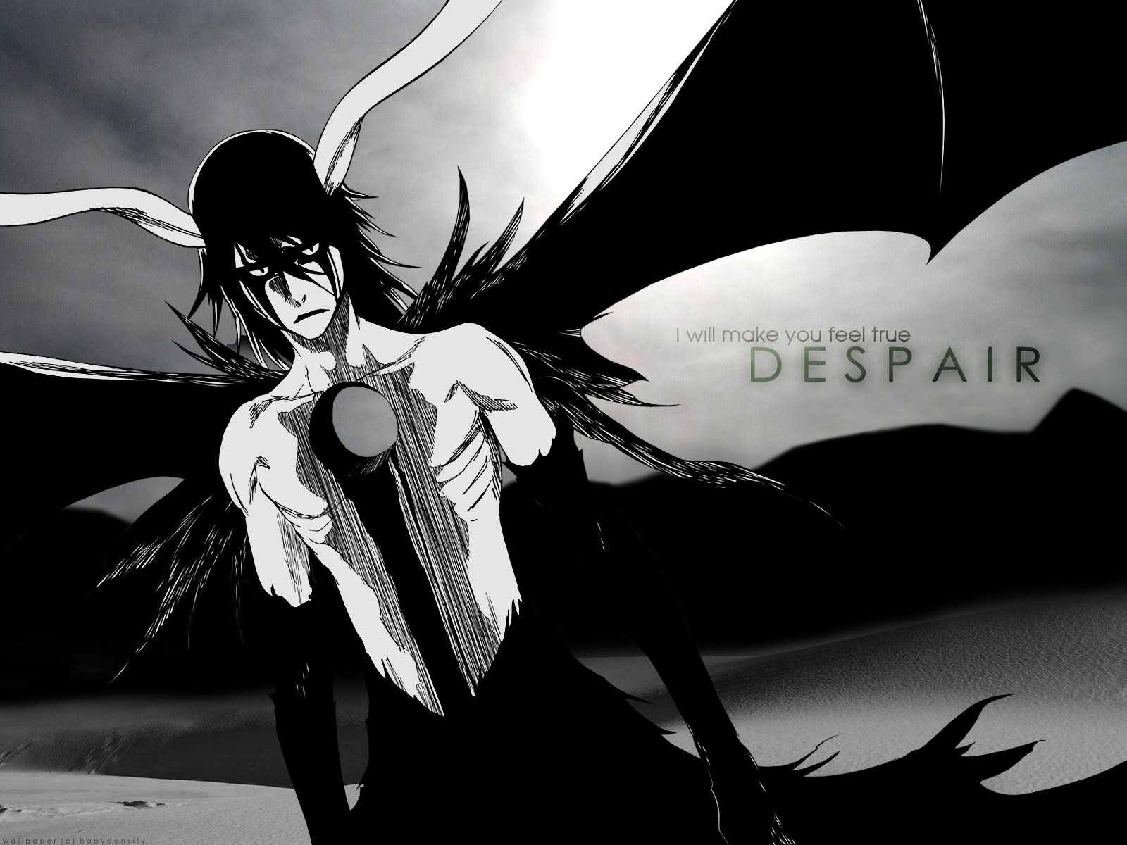 True Despair - Bleach Ulquiorra Vasto Lorde , HD Wallpaper & Backgrounds