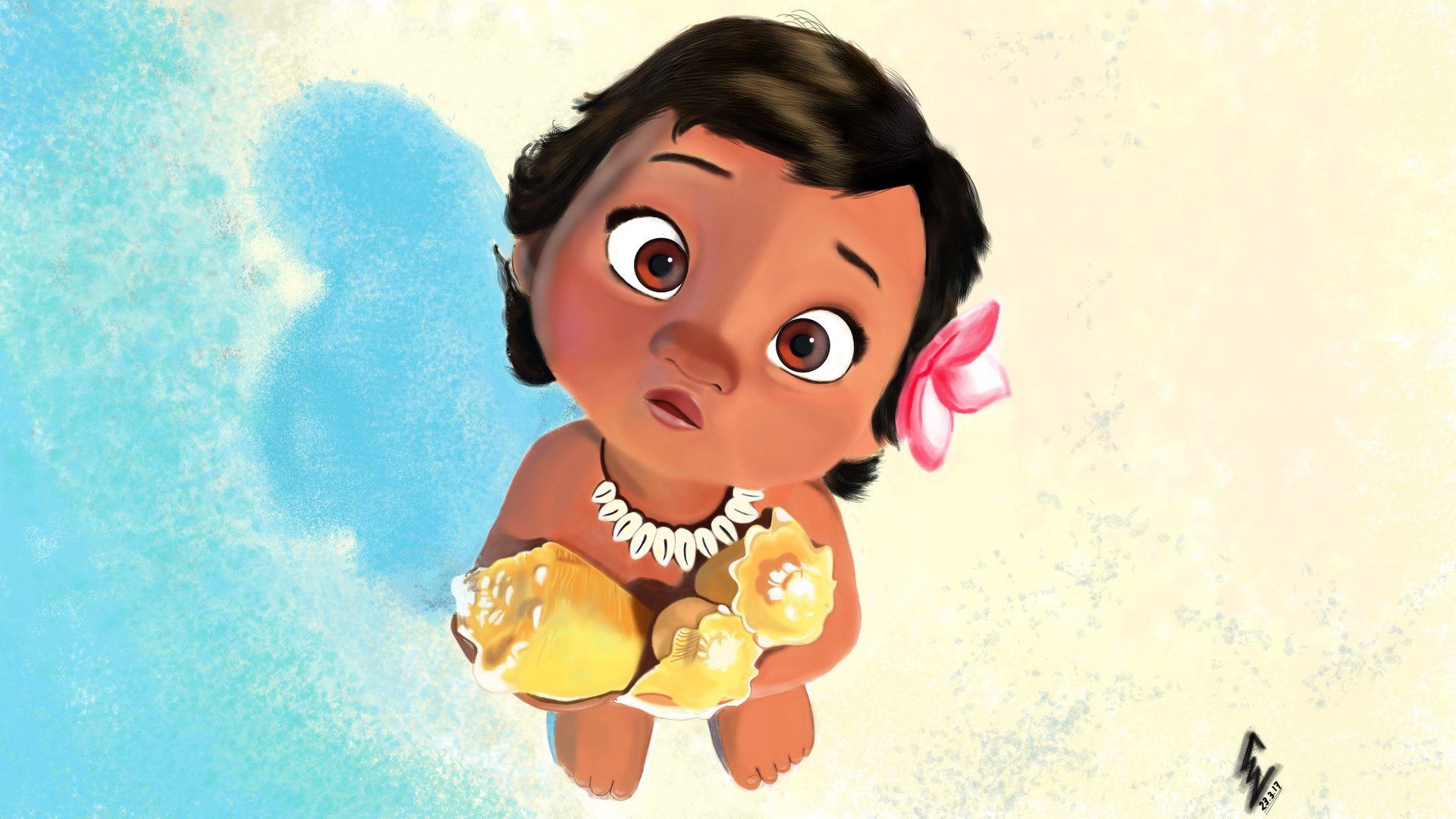 Baby Moana Wallpapers Hd - Disney Moana Baby Doll , HD Wallpaper & Backgrounds