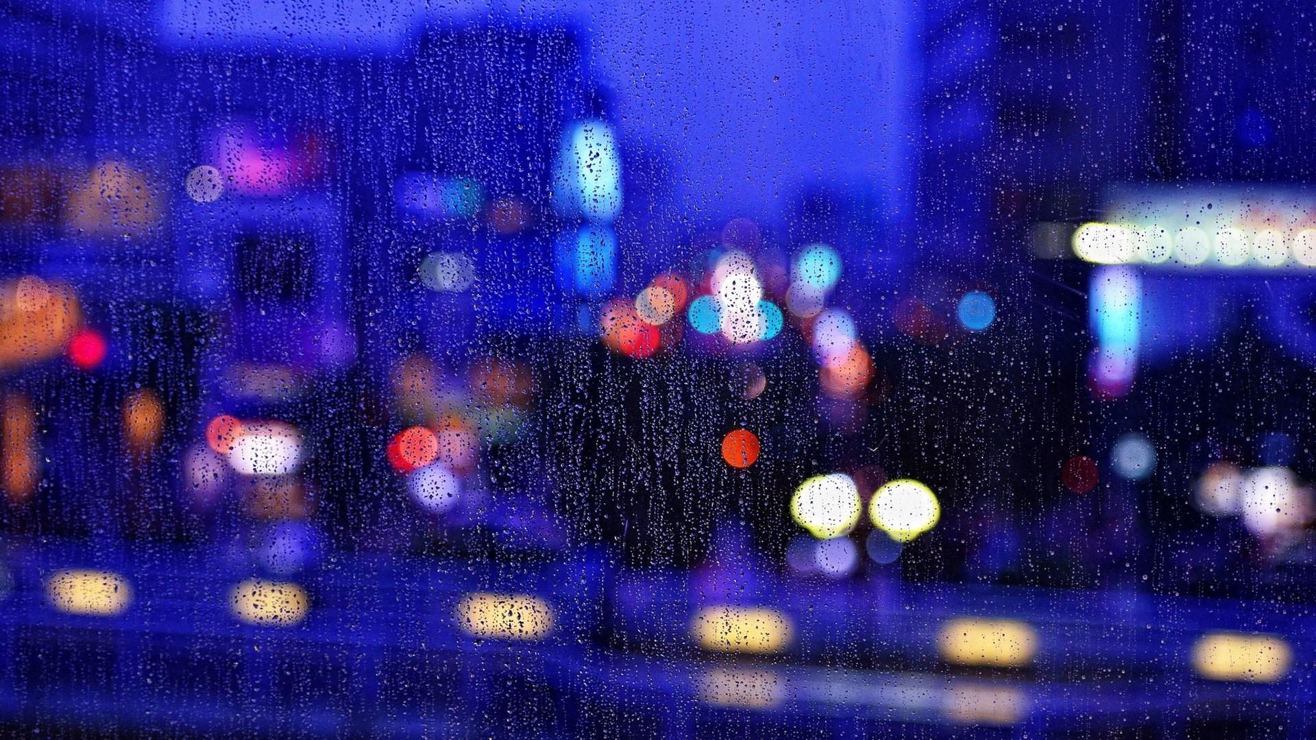 Rains And City Lights , HD Wallpaper & Backgrounds