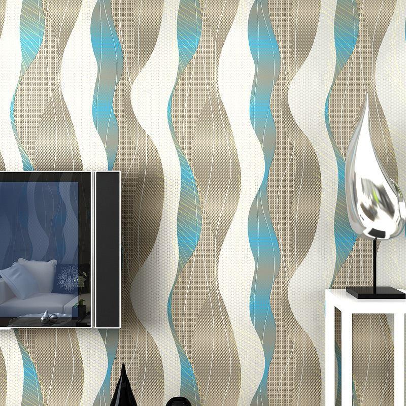 Modern Minimalist 3d Stereoscopic Film And Tv Wall - Mattress , HD Wallpaper & Backgrounds