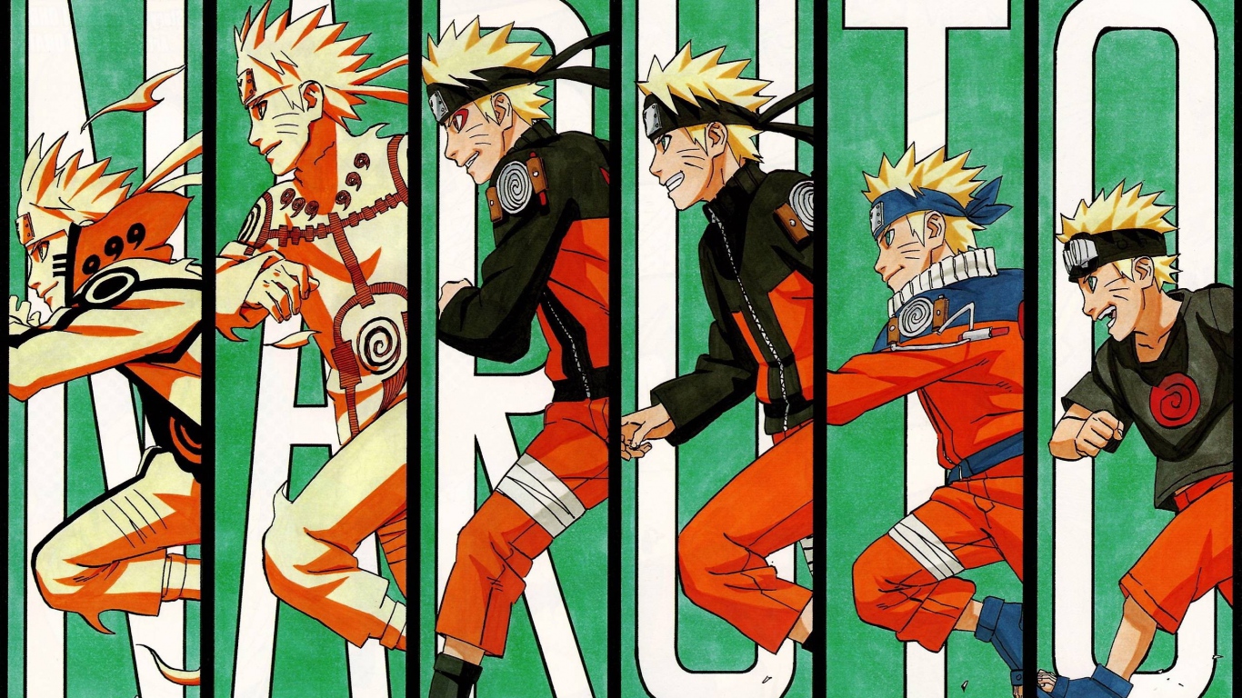 Hd Background Naruto Wallpaper Shippuden Boy Anime - Evolution Of Naruto , HD Wallpaper & Backgrounds