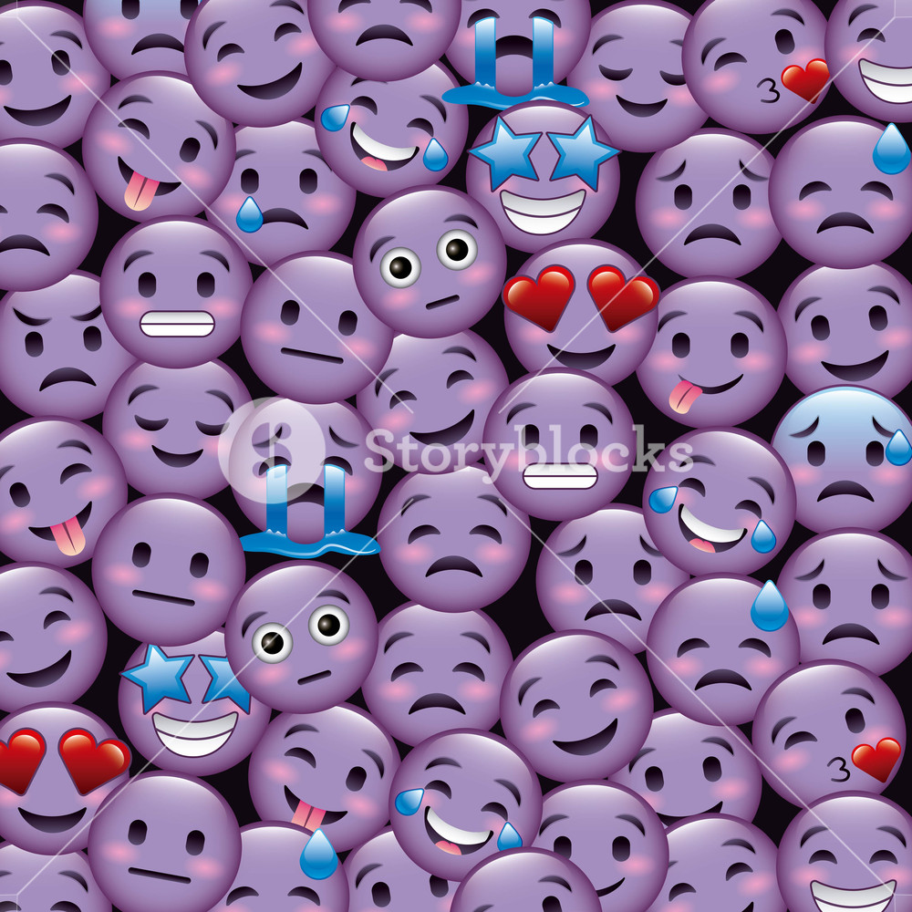 Purple Smile Emoticons Wallpaper Happy Cry Sad Smiling - Roxo , HD Wallpaper & Backgrounds